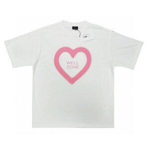 We11done Unreal Love White Short Sleeve